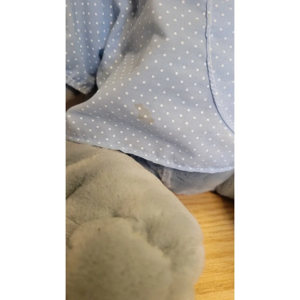Vintage Wrinkles Dog Plush Puppet Lot of 3 Ganz Bros Tan Grey 1980s ID Tags